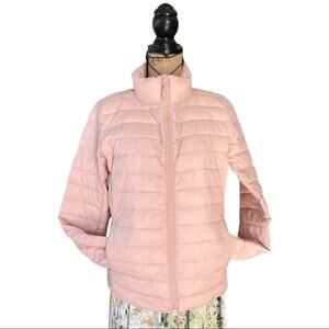 OLD NAVY baby pink puffer jacket size MEDIUM